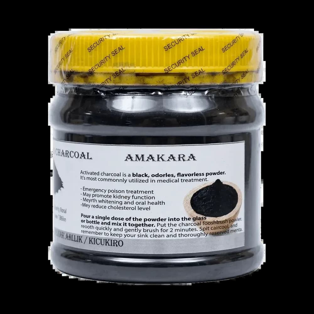 Amakara charcoal skincare set