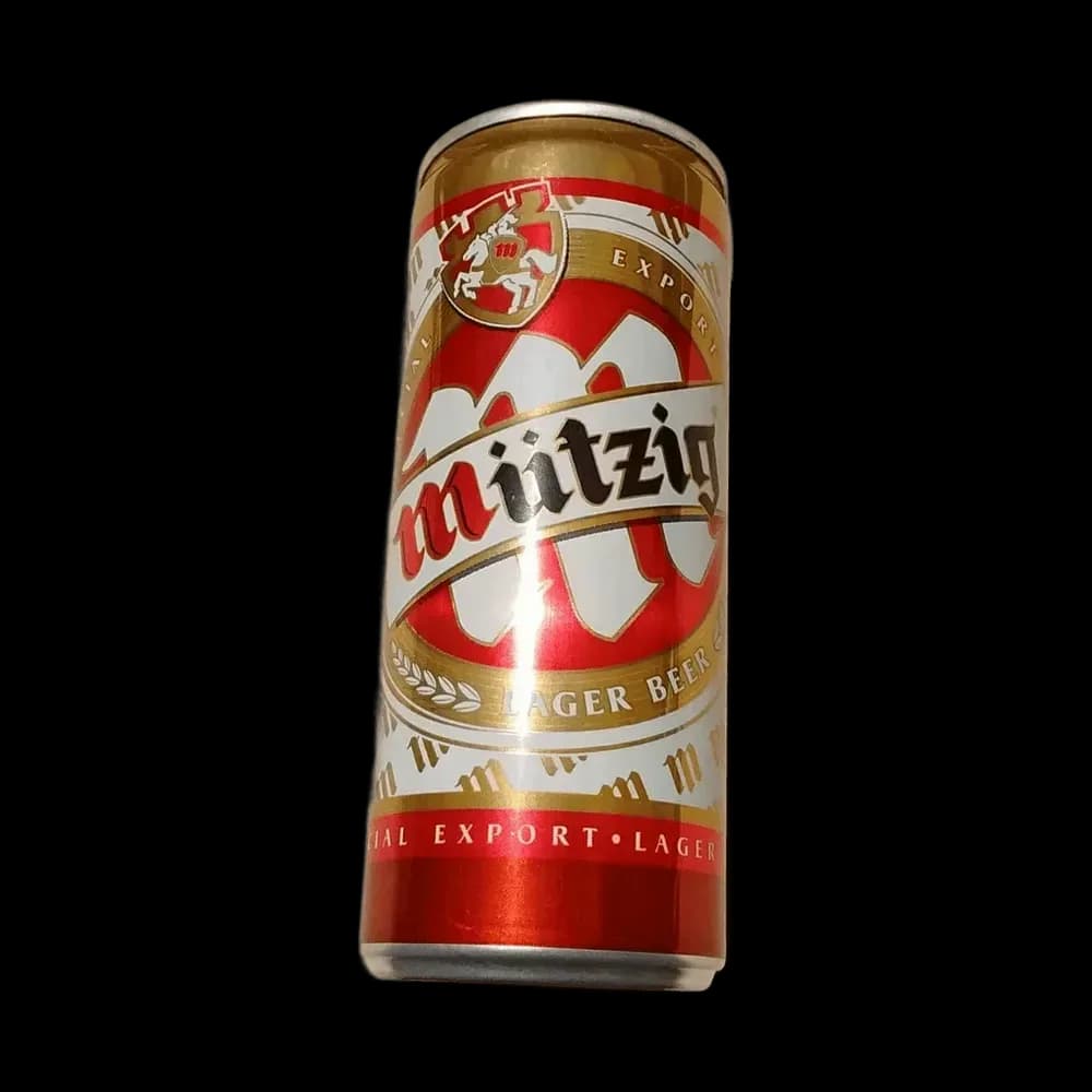 Representative Mützig export lager can